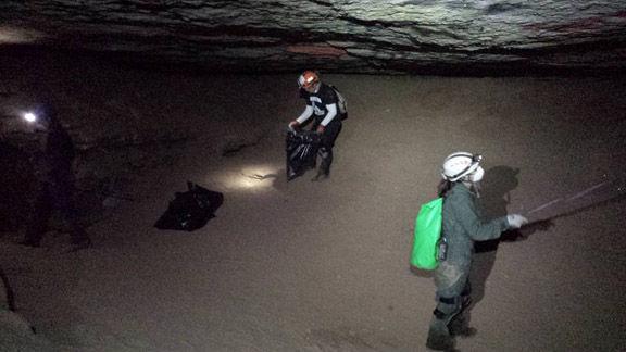 State #39 s #39 most vandalized #39 cave gets cleaned up Local News