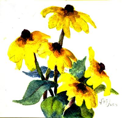 Smorgasbord To Teach Watercolor Flower Painting Lifestyles