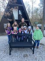 Girl Scout Troop 3191 dedicates new bench to CMSP Aviary