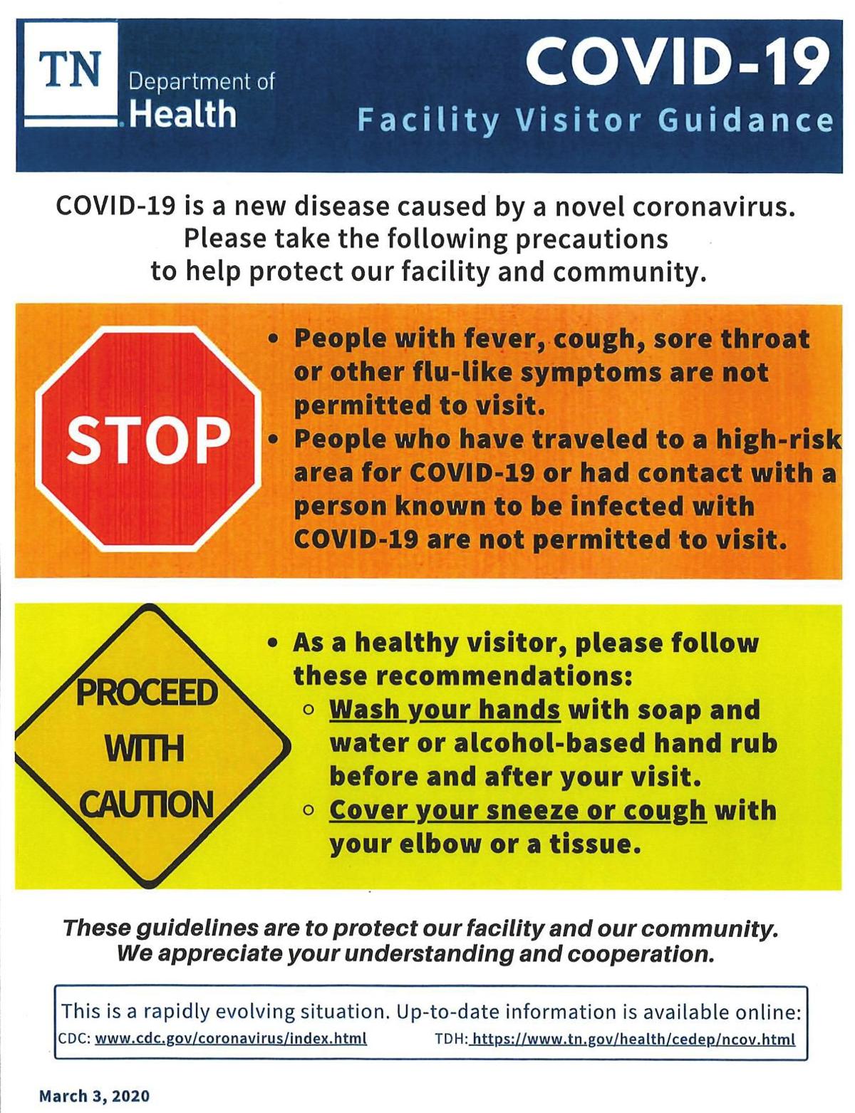 Covid 19 Flyer For Doors Pdf Crossville Chronicle Com