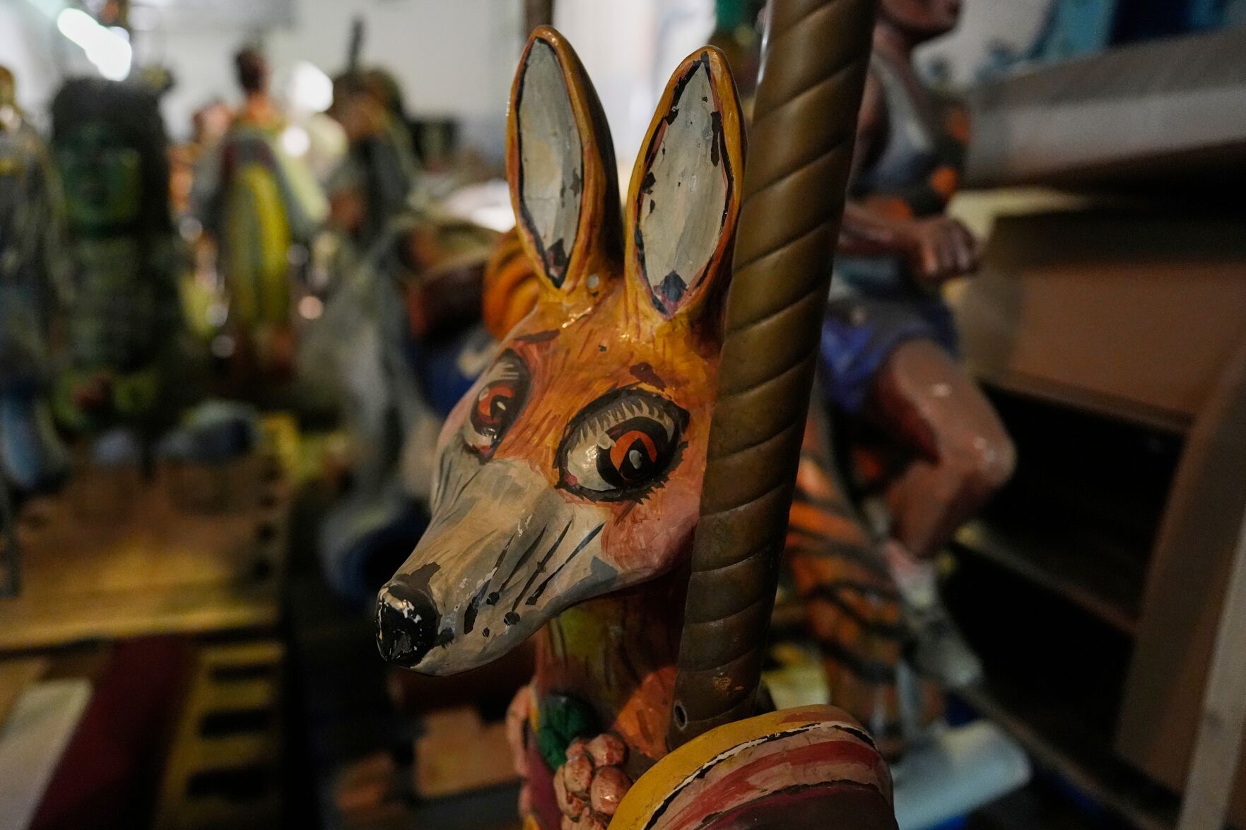 Will Red Grooms' whimsical, wonderful Tennessee Fox Trot Carousel
