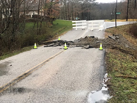 Flooding damages roads in county | Glade Sun | crossville-chronicle.com