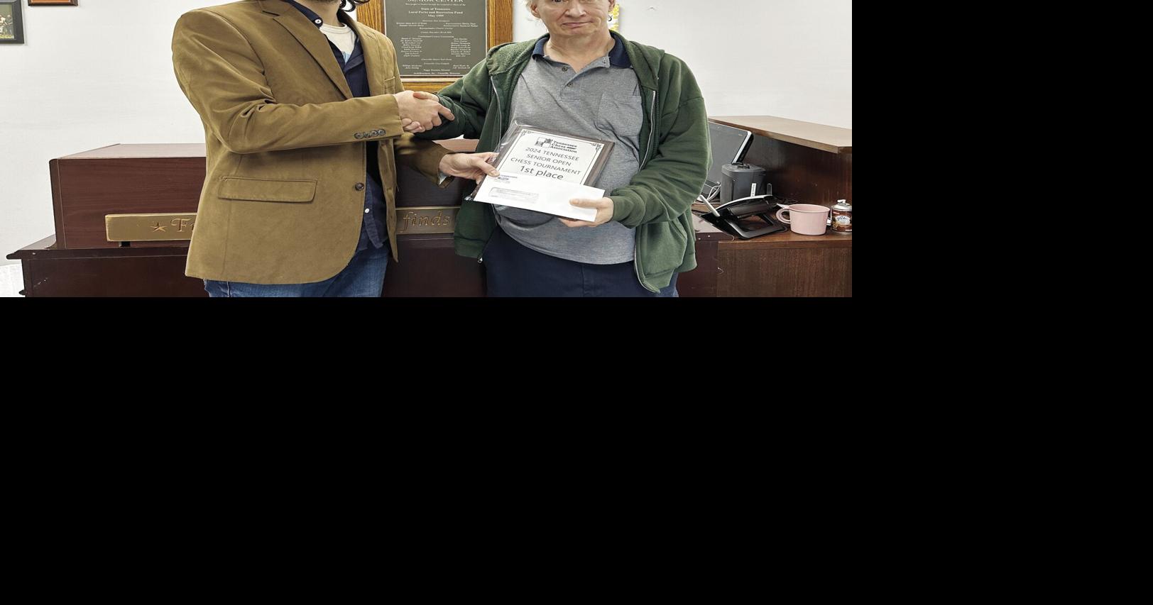 Burnett wins senior chess title