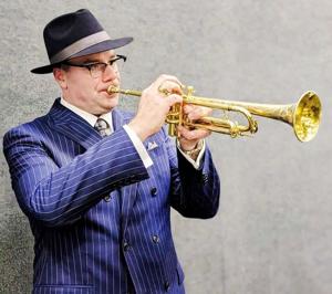 Duck Jam outdoor jazz band performance on main stage