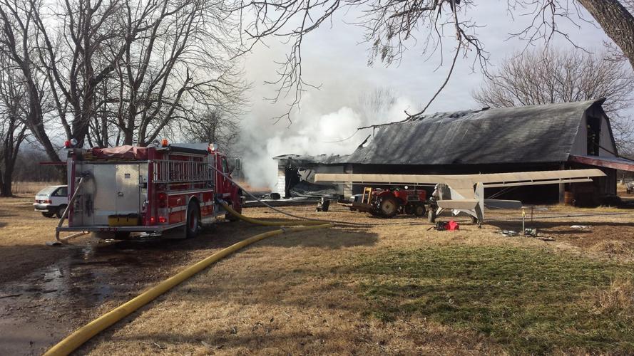 Shop fire near Udall News