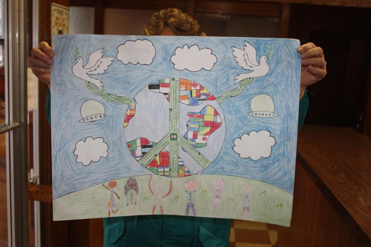world peace poster making