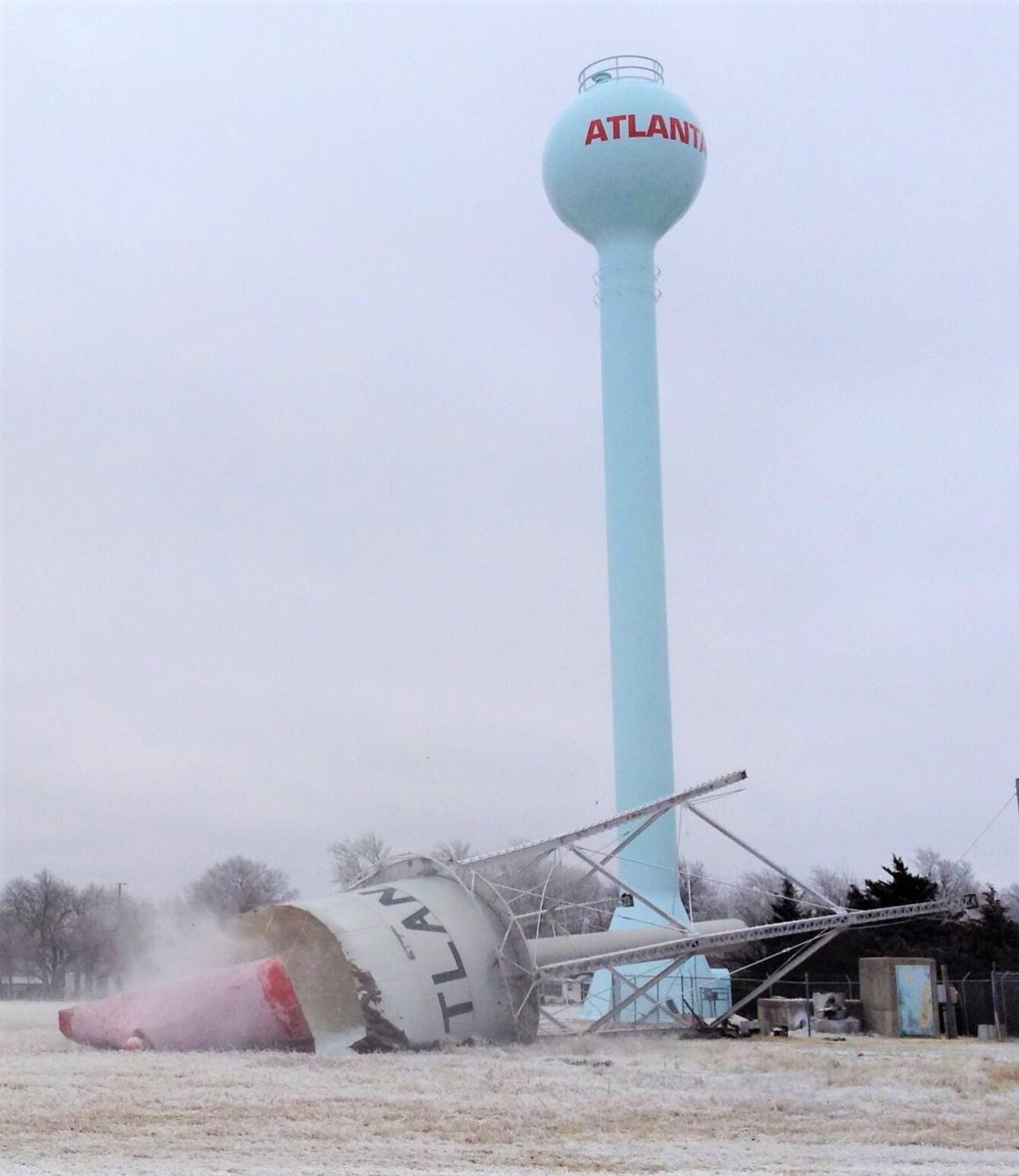Atlanta drops the old water tower as new one is completed News