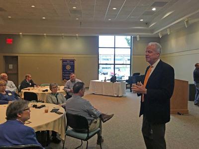 Moran, in Cowley County, discusses Kavanaugh vote