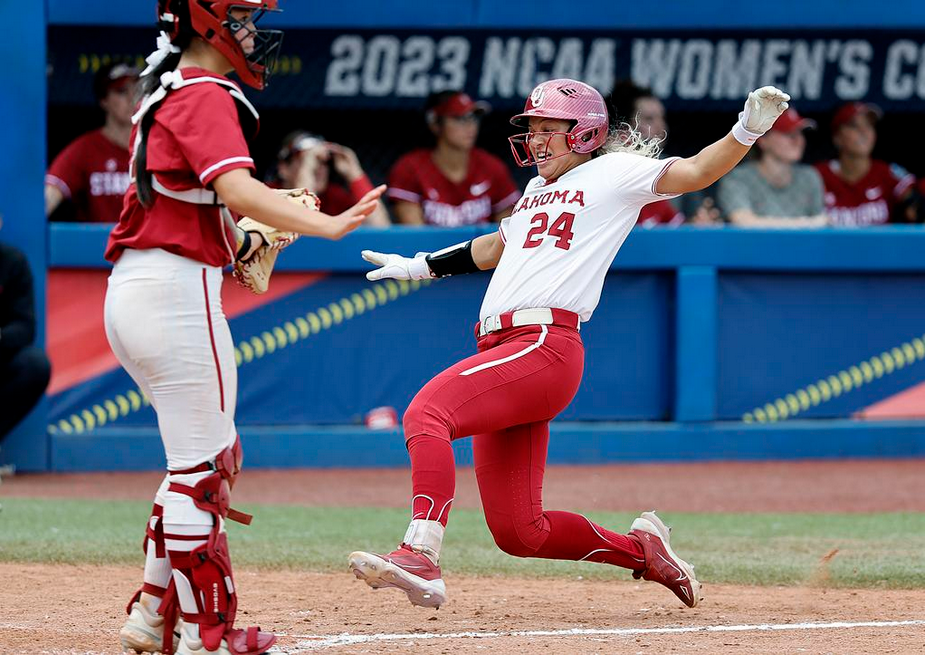 Jennings has game-winning double, Oklahoma tops Stanford, reaches Women's  College World Series final