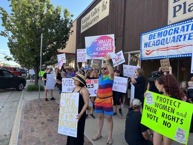 March for rights held in downtown Winfield