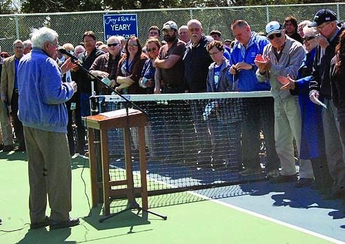 Tennis center expansion gets formal dedication