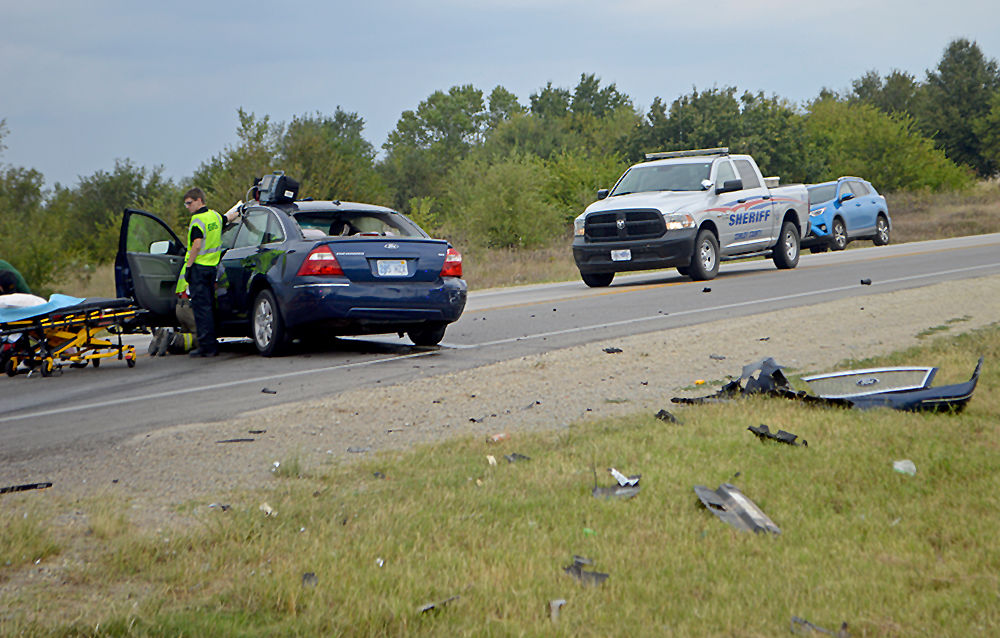 Headon injury accident north of Winfield News