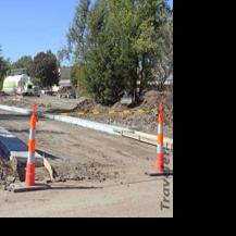 New access road nearing completion in Kansas overpass project | News ...
