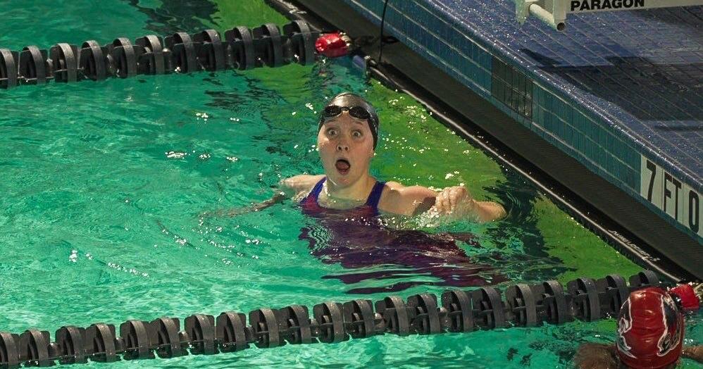Isom breaks school record in 200 IM