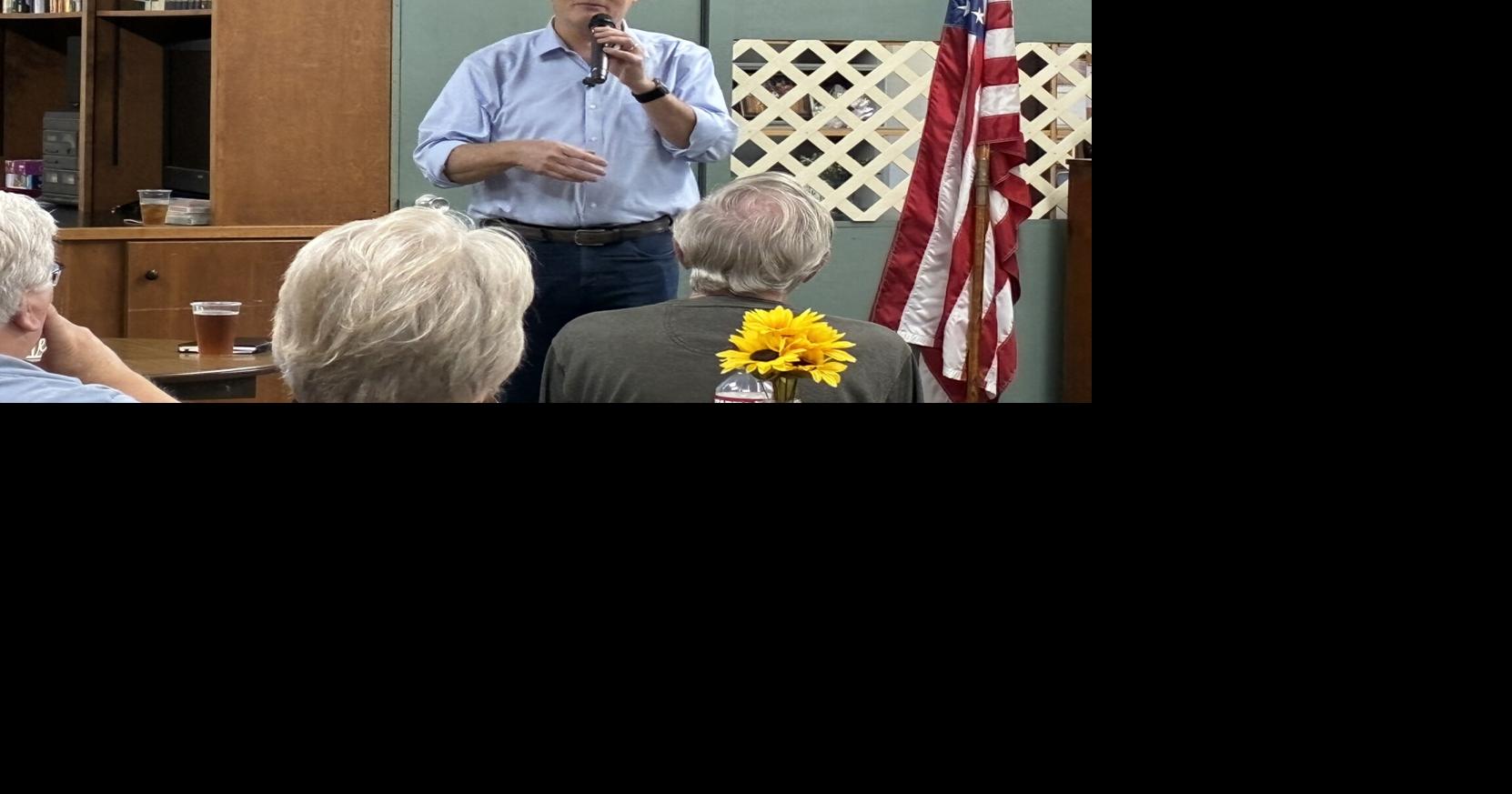 Senate candidate makes stop in Winfield