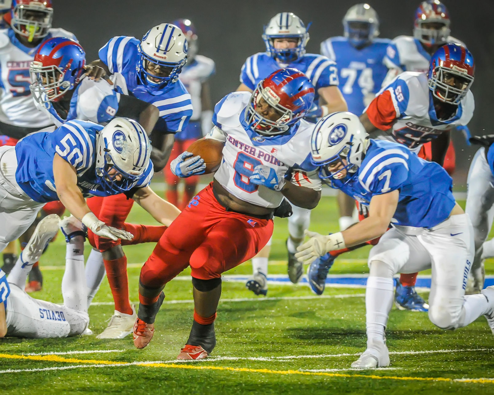 Duffner picks off 3 passes as Mortimer Jordan thumps Center Point