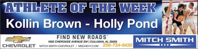Athlete of the Week — Holly Pond's Kollin Brown