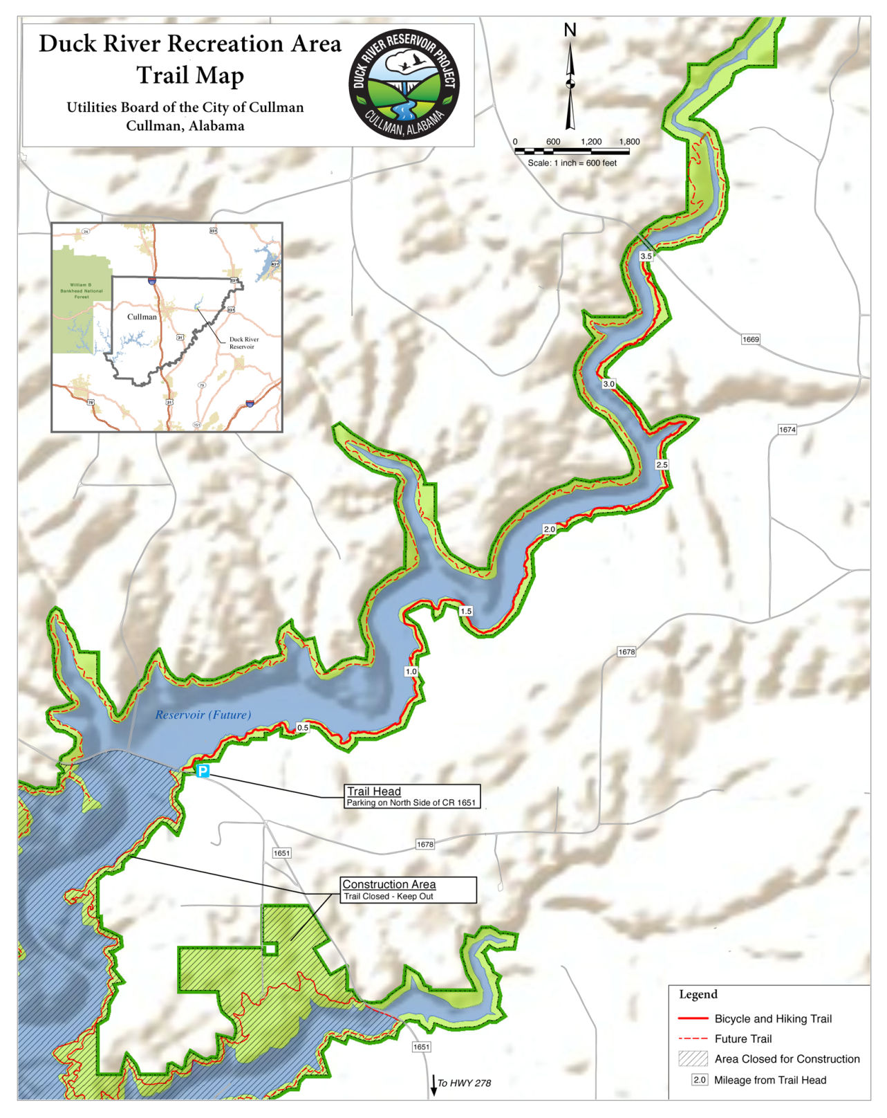 droppoint map of duck river