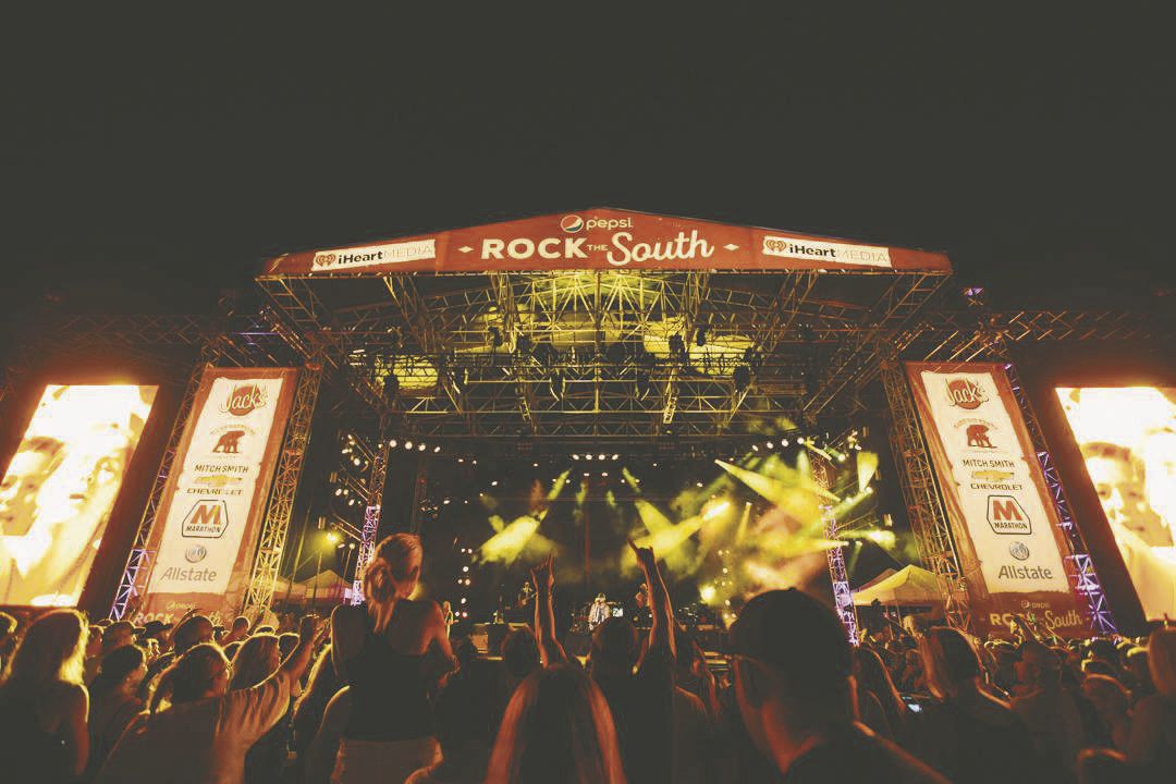 Weather report and schedule for Rock the South News