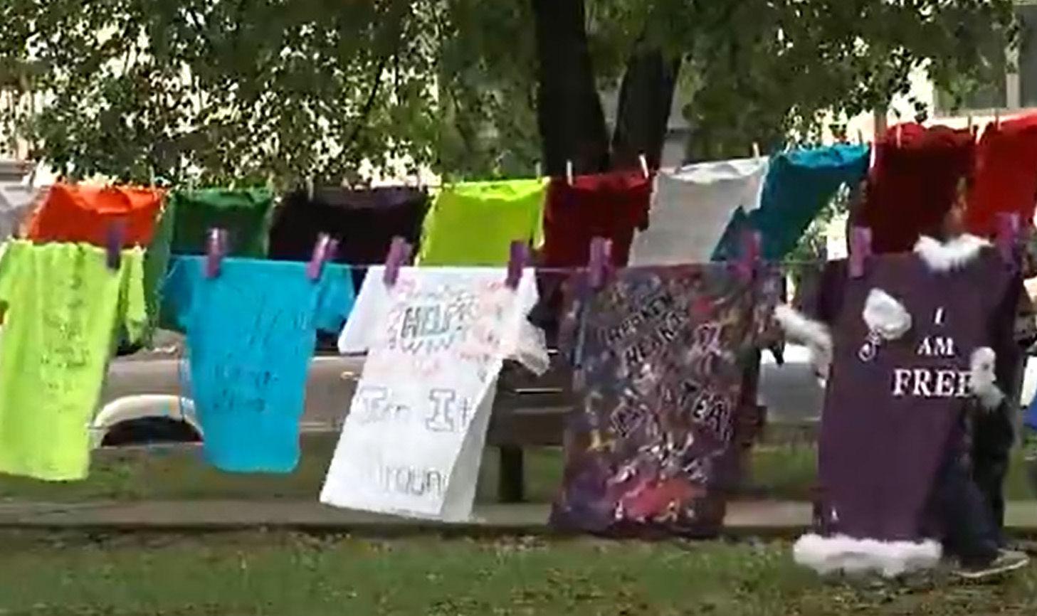 Clothesline Project raises awareness of domestic violence