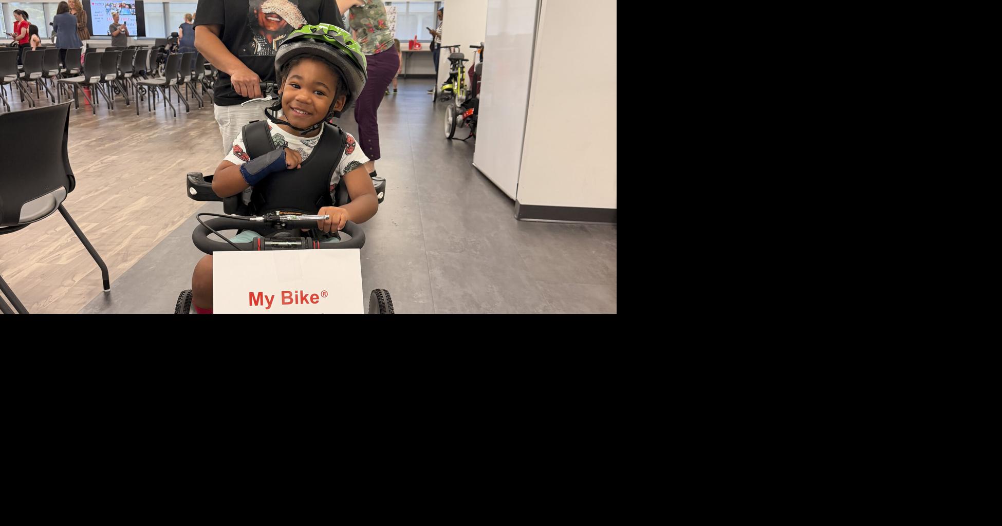 Adaptive bikes, strollers donated at CAIU event Wednesday