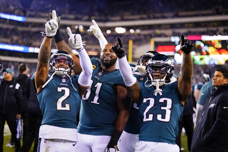 Hurts, Eagles pound Giants early, coast to NFC title game