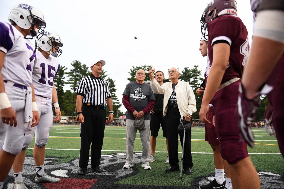 Hs Football Photos Mechanicsburg S 100th Anniversary Ceremony And