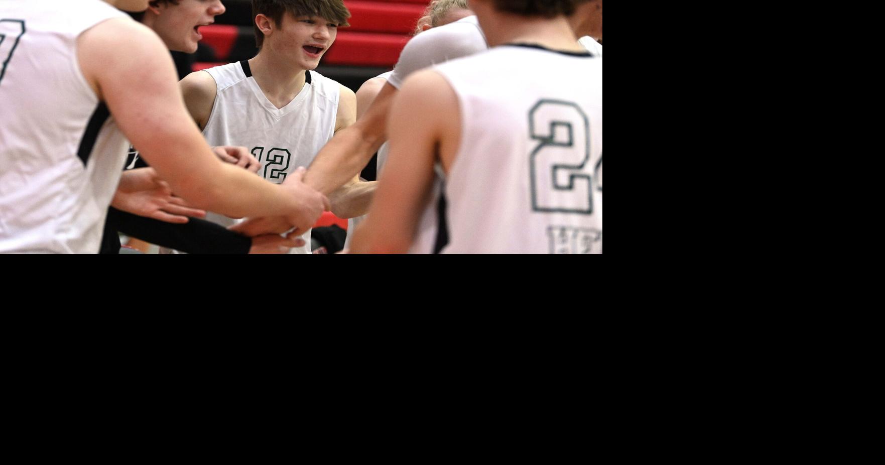 Tim Fletcher takes first serve at organized volleyball with Carlisle's boys program