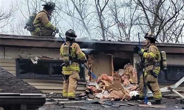 Crews respond to house fire in Monroe Township Wednesday morning