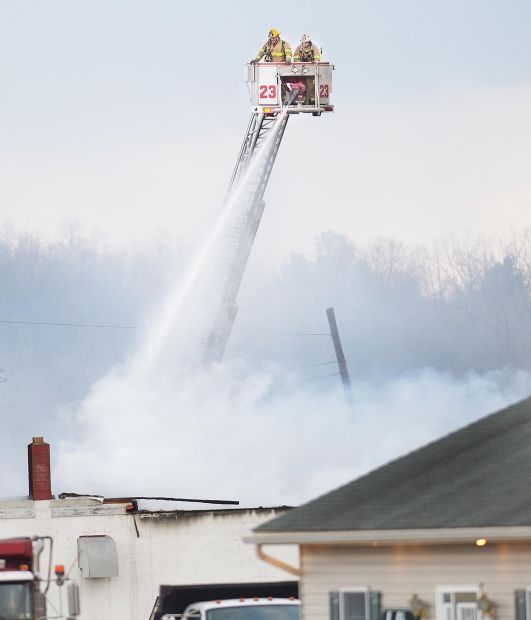Two injured in explosion, fire at excavation company near Dillsburg