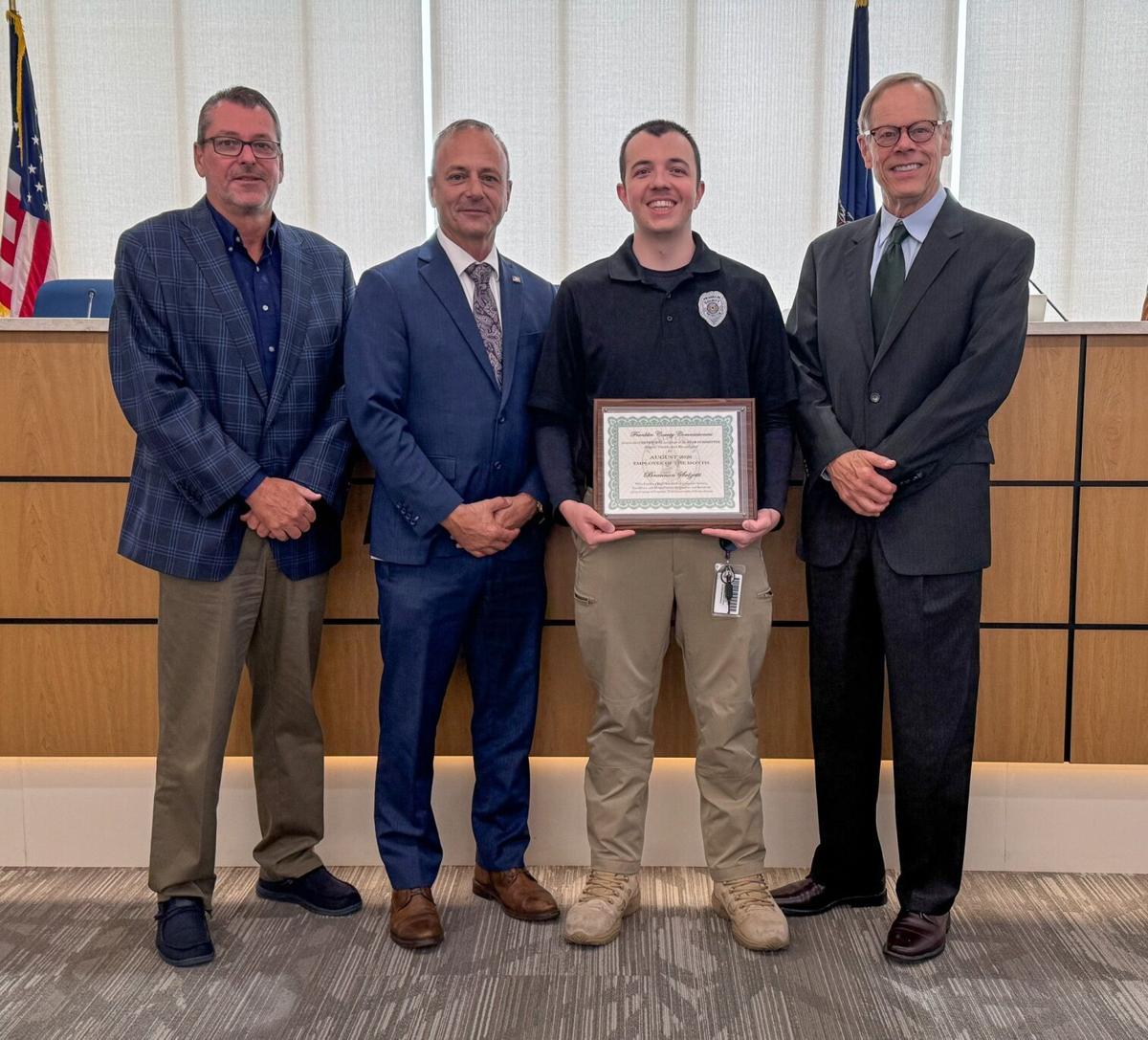 Salzetti Named Franklin County’s August Employee Of The Month