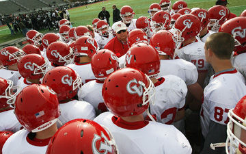 CV's Tim Rimpfel walks the sidelines vs. Red Lion in 2012