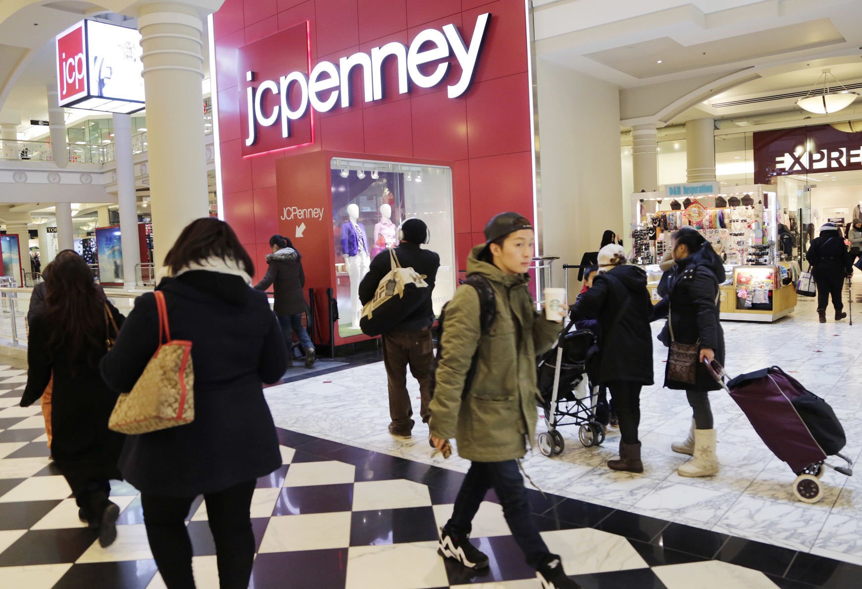 jcpenney luggage in store