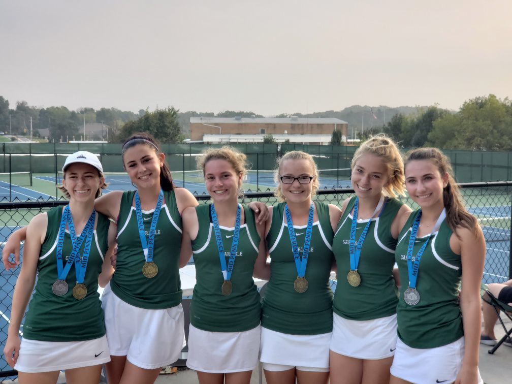 District 3 Girls Tennis Highlights Carlisle Wins Three Of Six Finals Cumberland Valley S Lauren Noss Wins Singles 2 Tennis Cumberlink Com