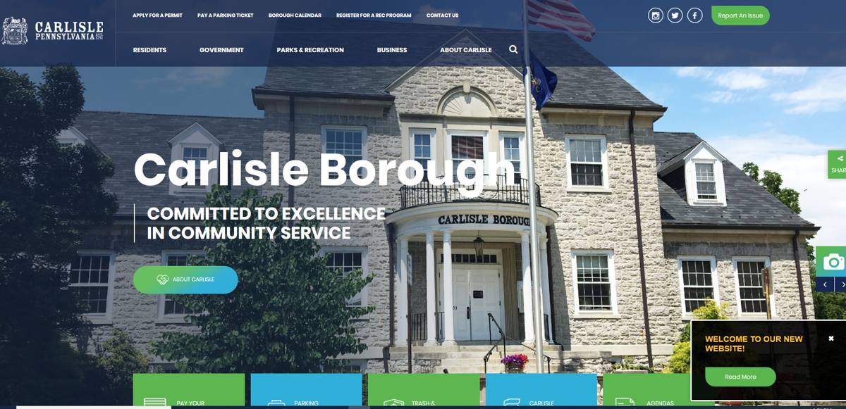 Carlisle unveils new borough website