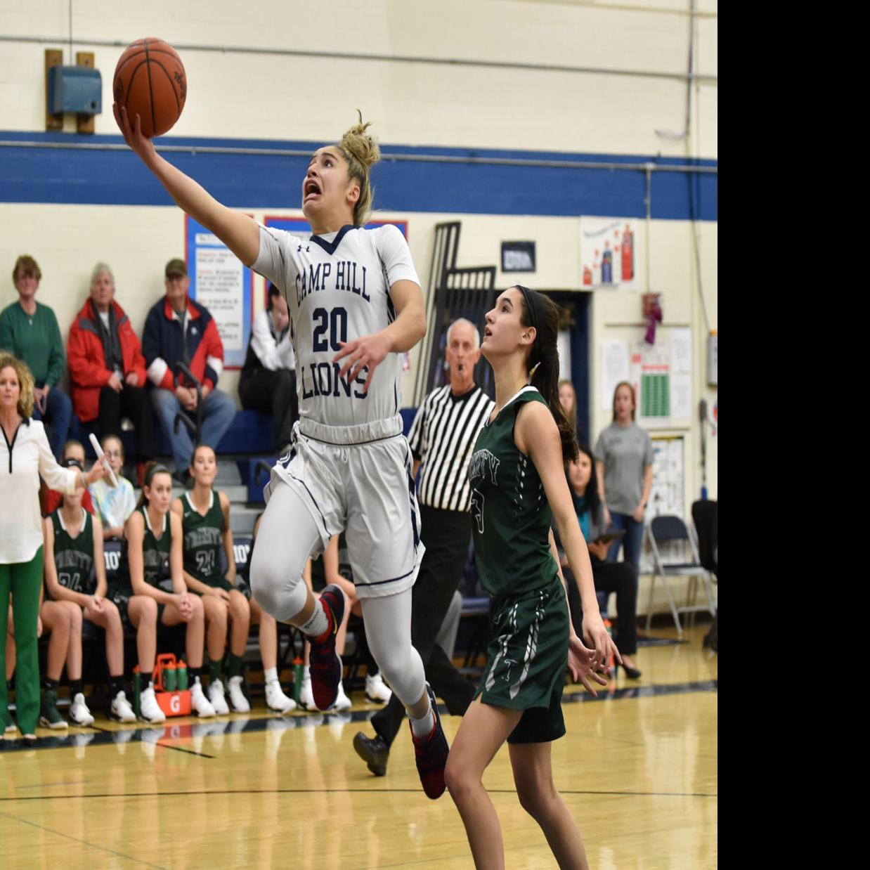 Girls Basketball Notebook Camp Hill S Diamond Bragg Approaching