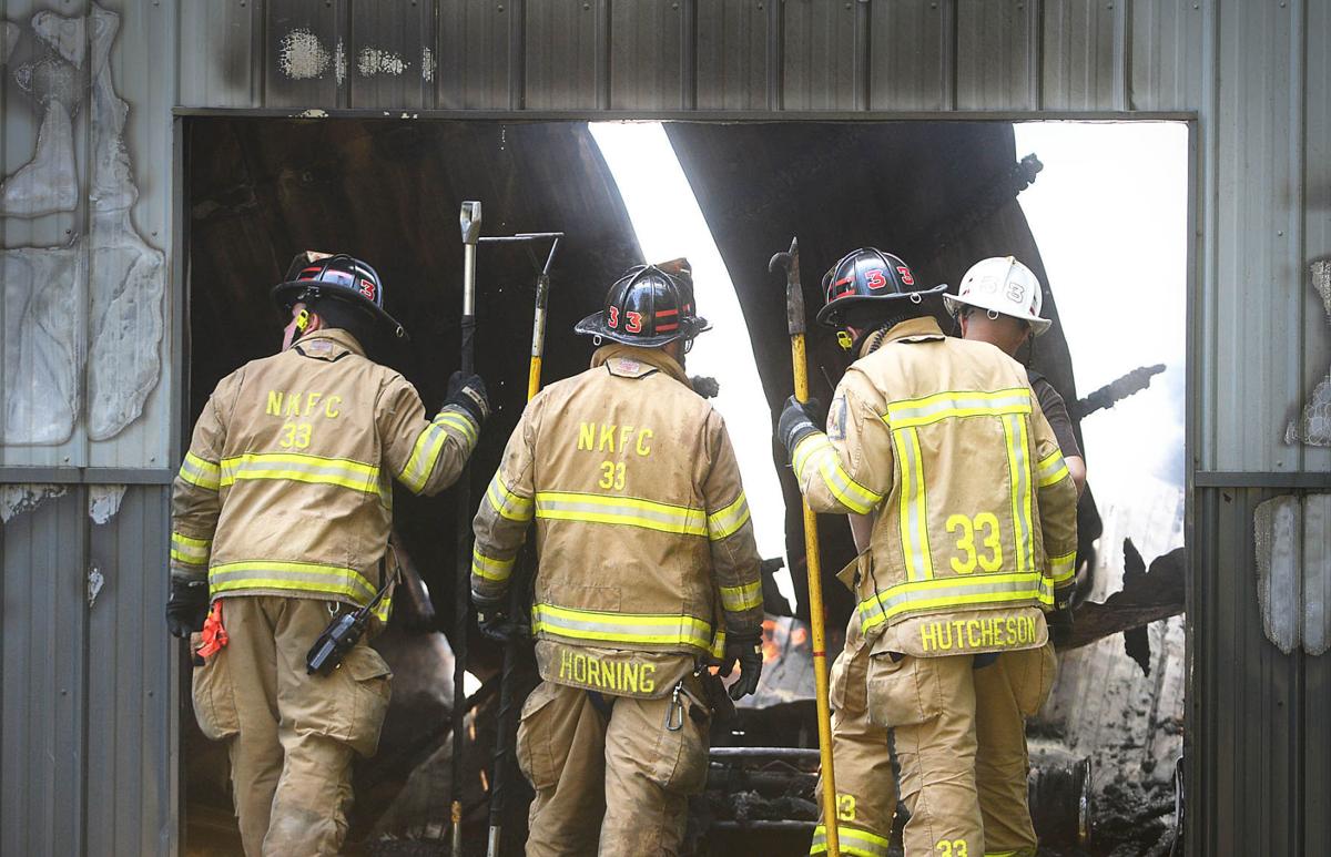South Middleton Garage Fire