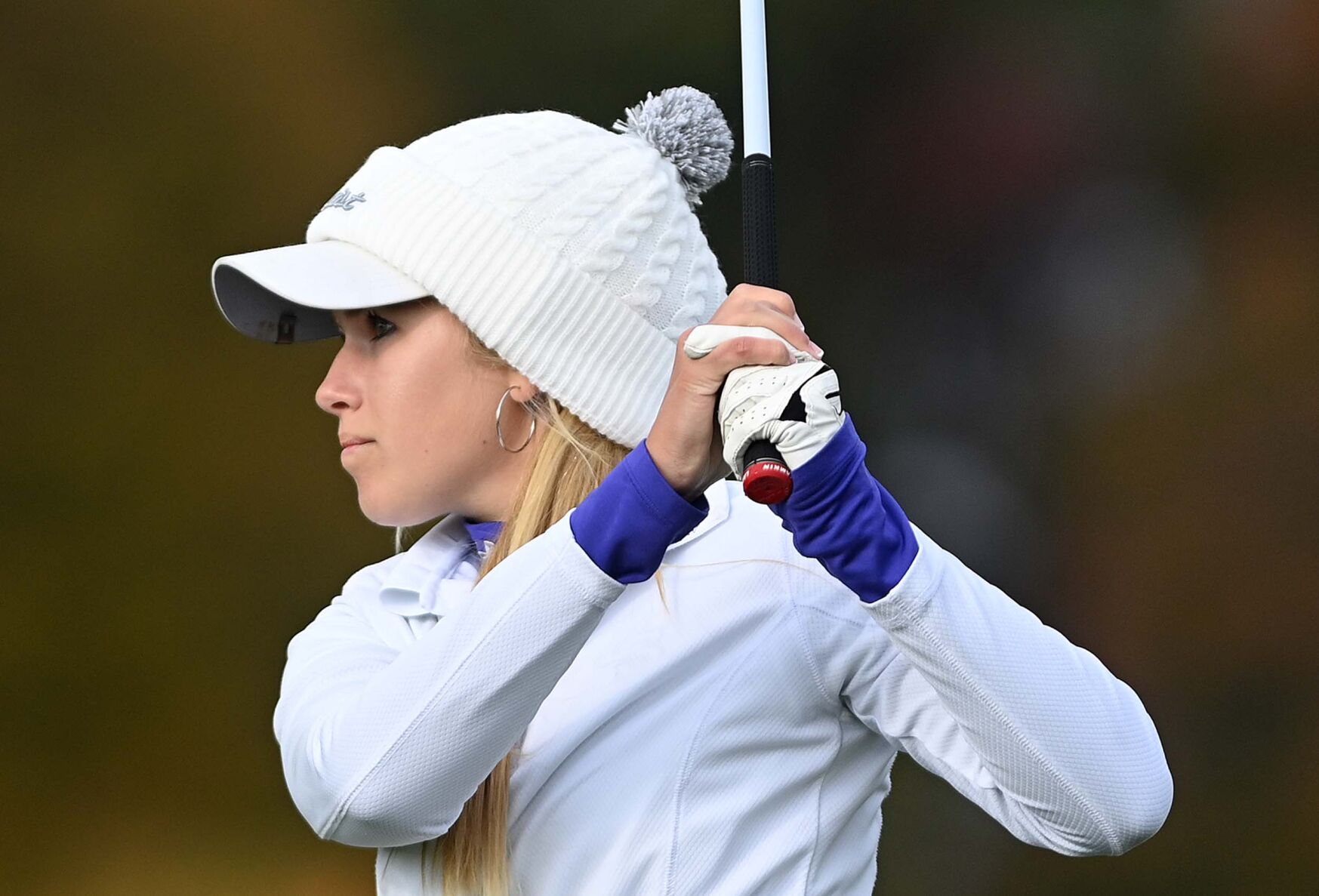 PIAA Golf Boiling Springs Brooke Graham battles tough conditions, shoots Day 1 77 at 2A Championships image