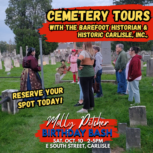 Molly Pitcher's 272nd Birthday Bash! Friday, September 4, 2026 by Phil George