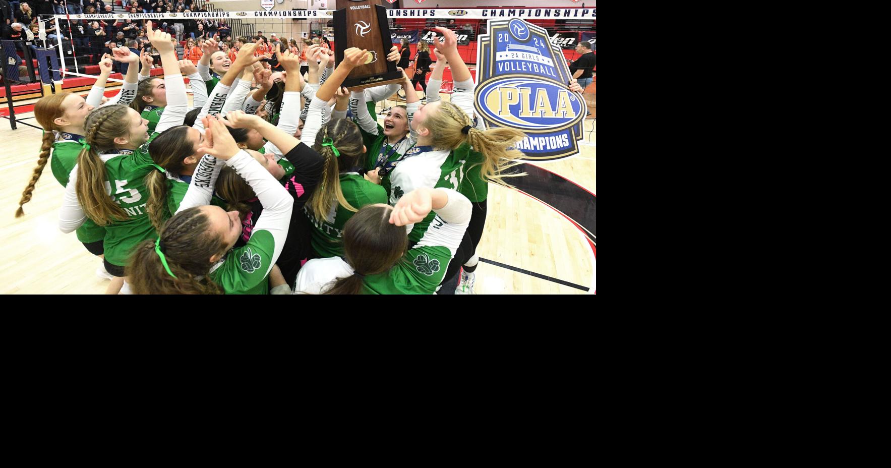 Photos: Trinity sweeps Corry for state girls volleyball title