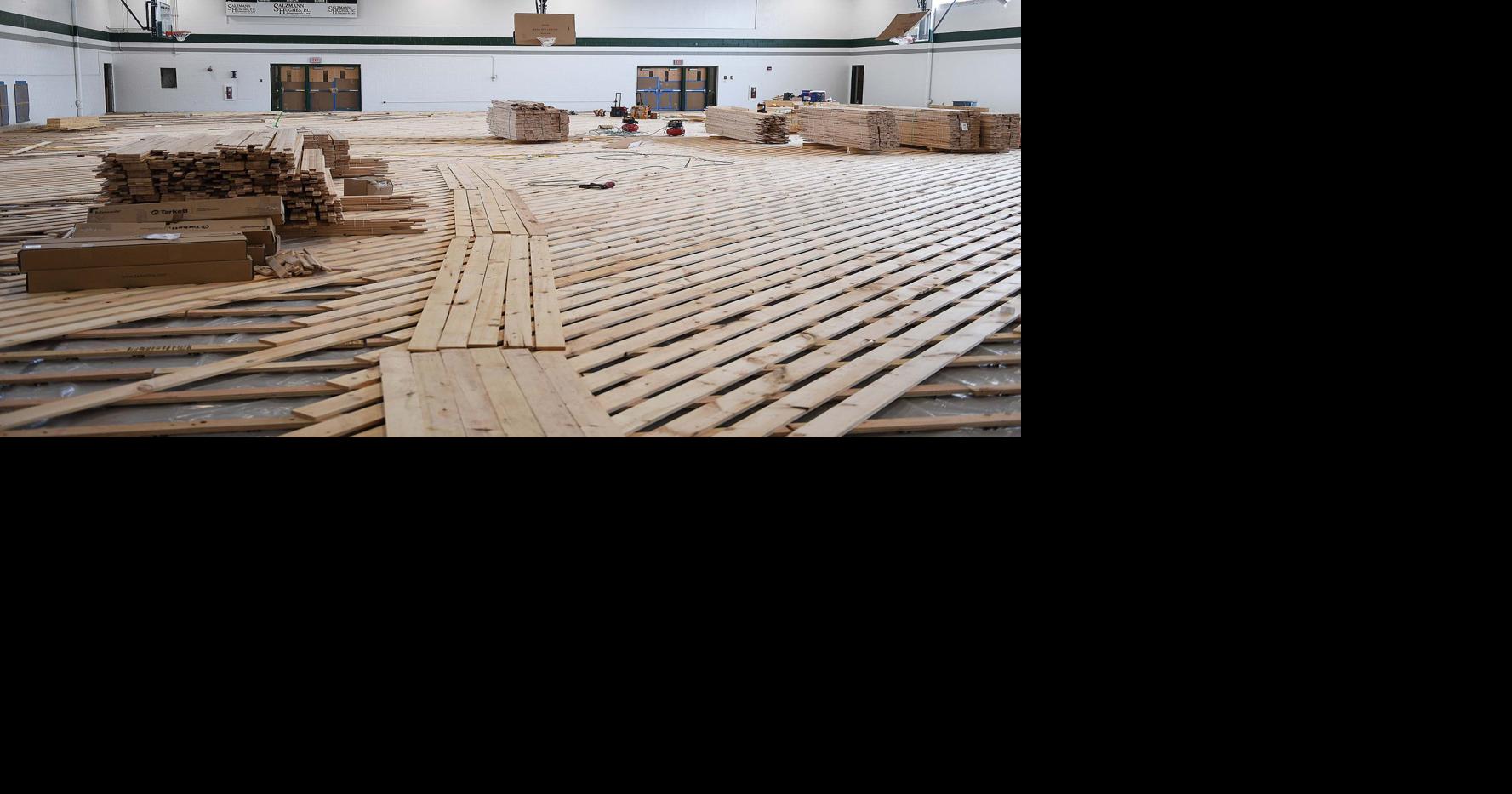 New Carlisle gym floor could be finished in time to host Dance