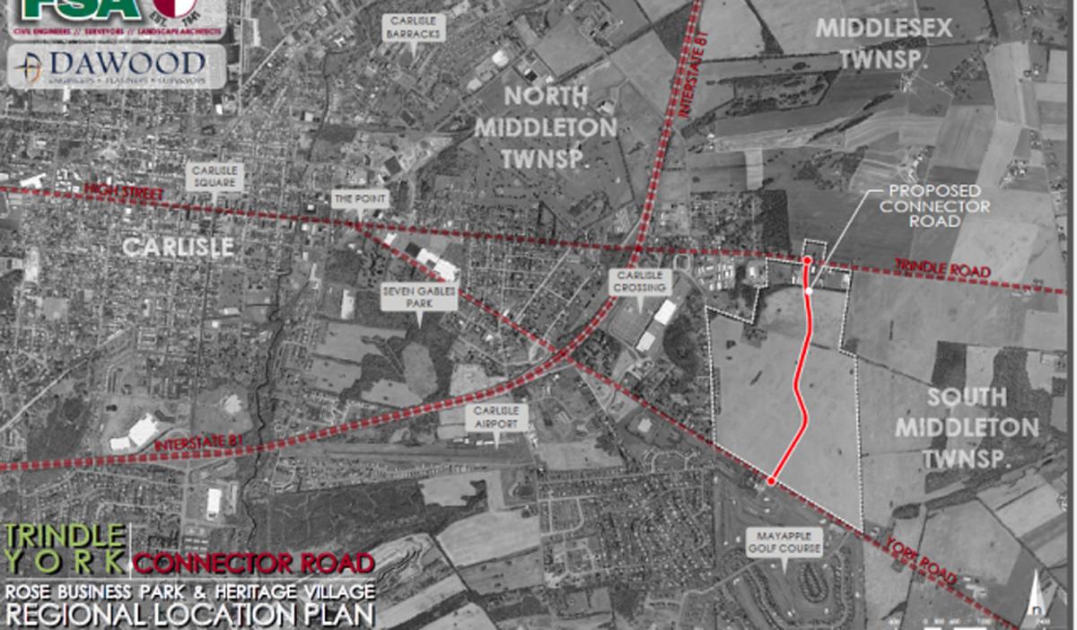 Connector Road project map