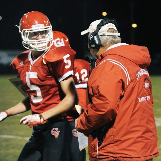 CV's Tim Rimpfel walks the sidelines vs. Red Lion in 2012