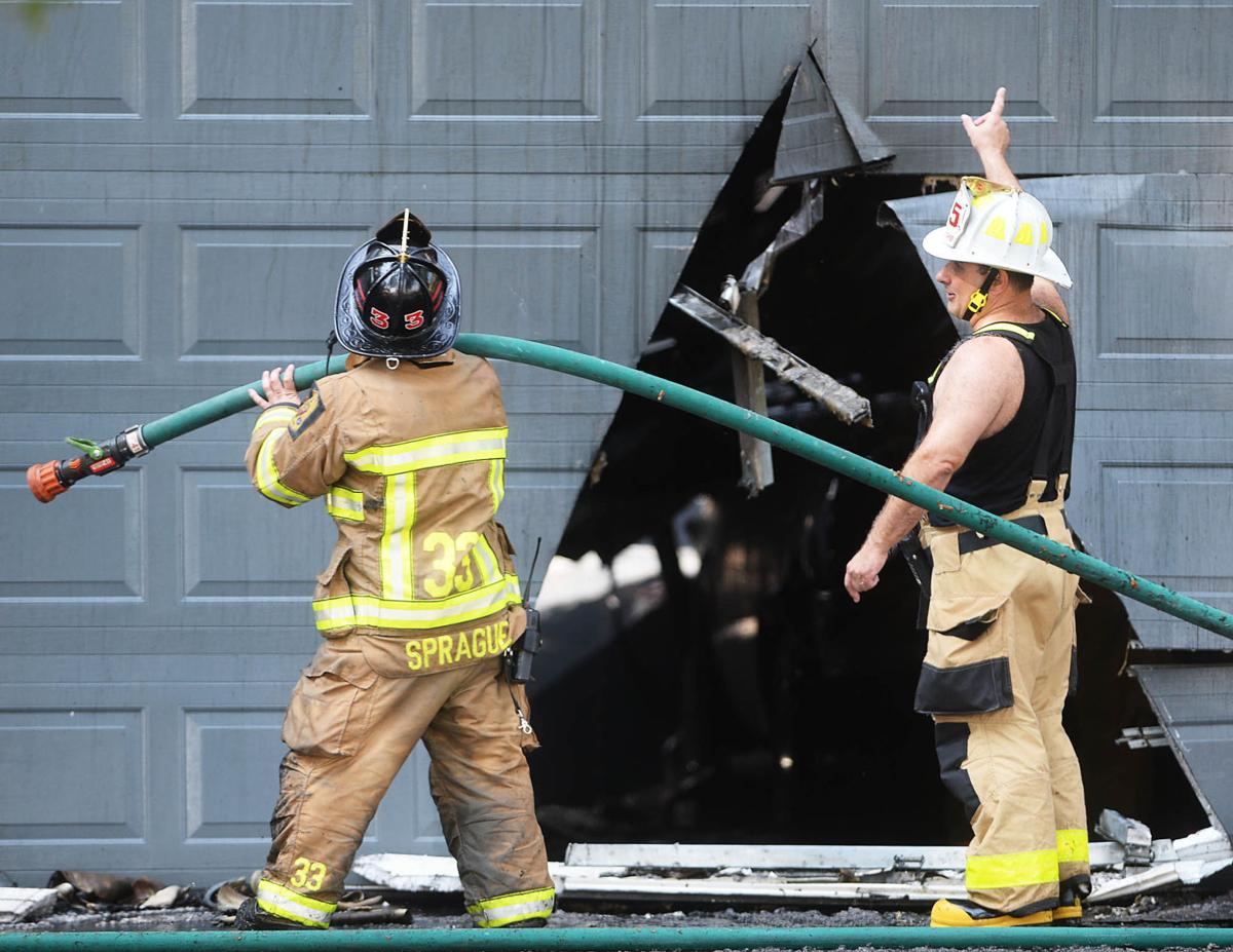 South Middleton Garage Fire