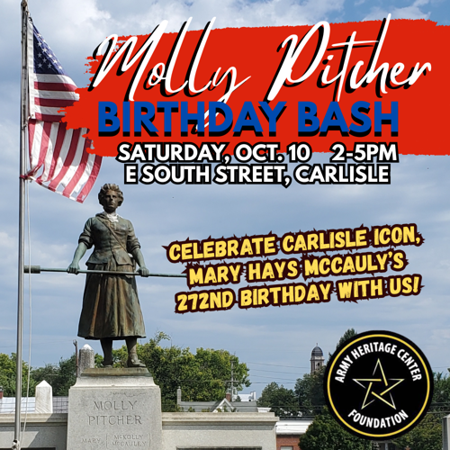 Molly Pitcher's 272nd Birthday Bash! Friday, September 4, 2026 by Phil George