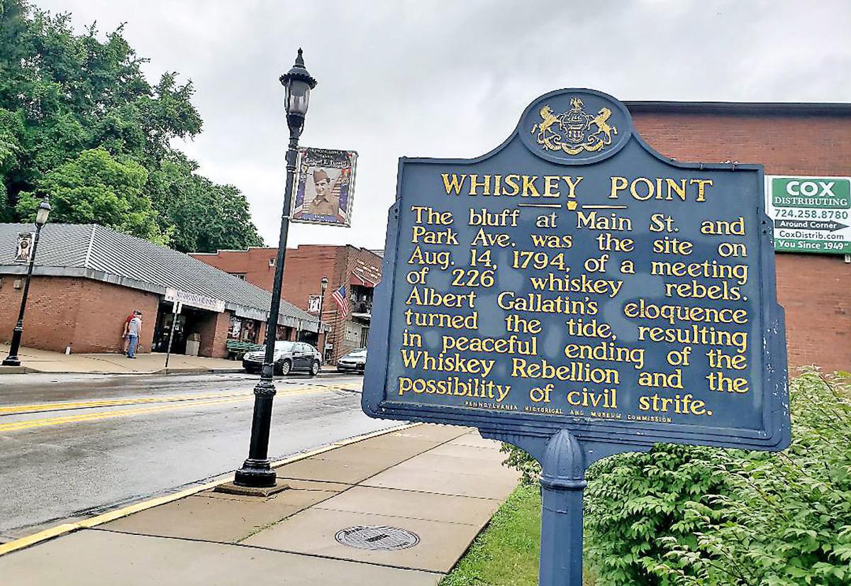 Whiskey Rebellion landmarks are few