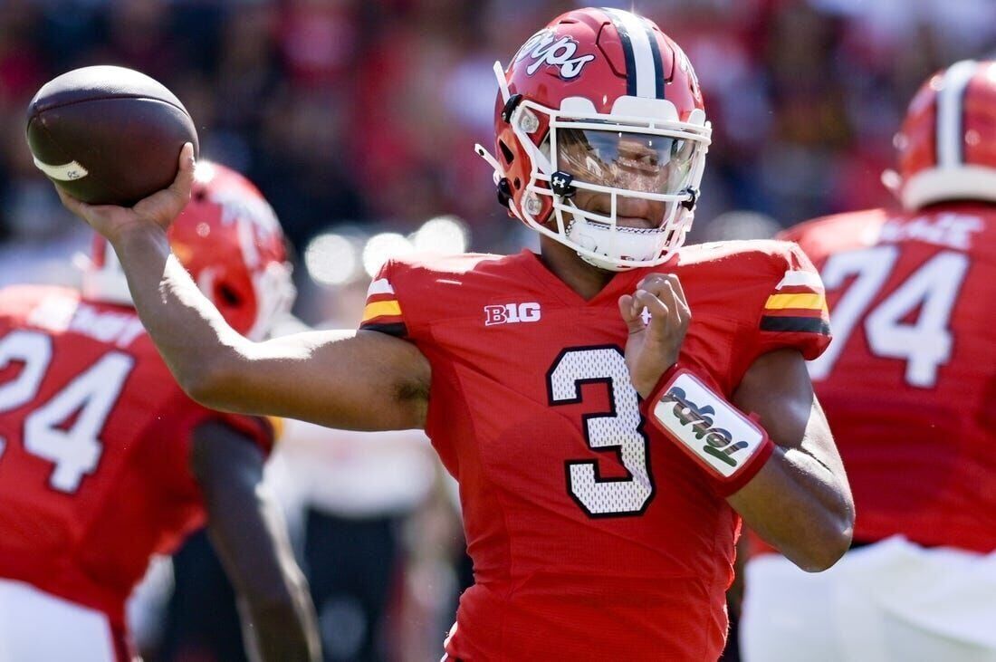 Tagovailoa helps Maryland improve to 5-0 with 44-17 rout of IU