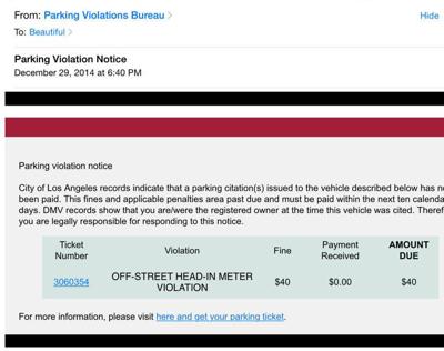 City Of Los Angeles Parking Violation >> Lower Allen Police Warning Of Email Parking Scam Crime And City Of Los Angeles Parking Violation >> Lower Allen Police Warning Of Email Parking Scam Crime And