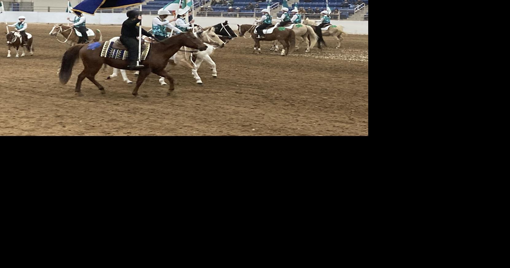 Equestrian drill team performs at Farm Show