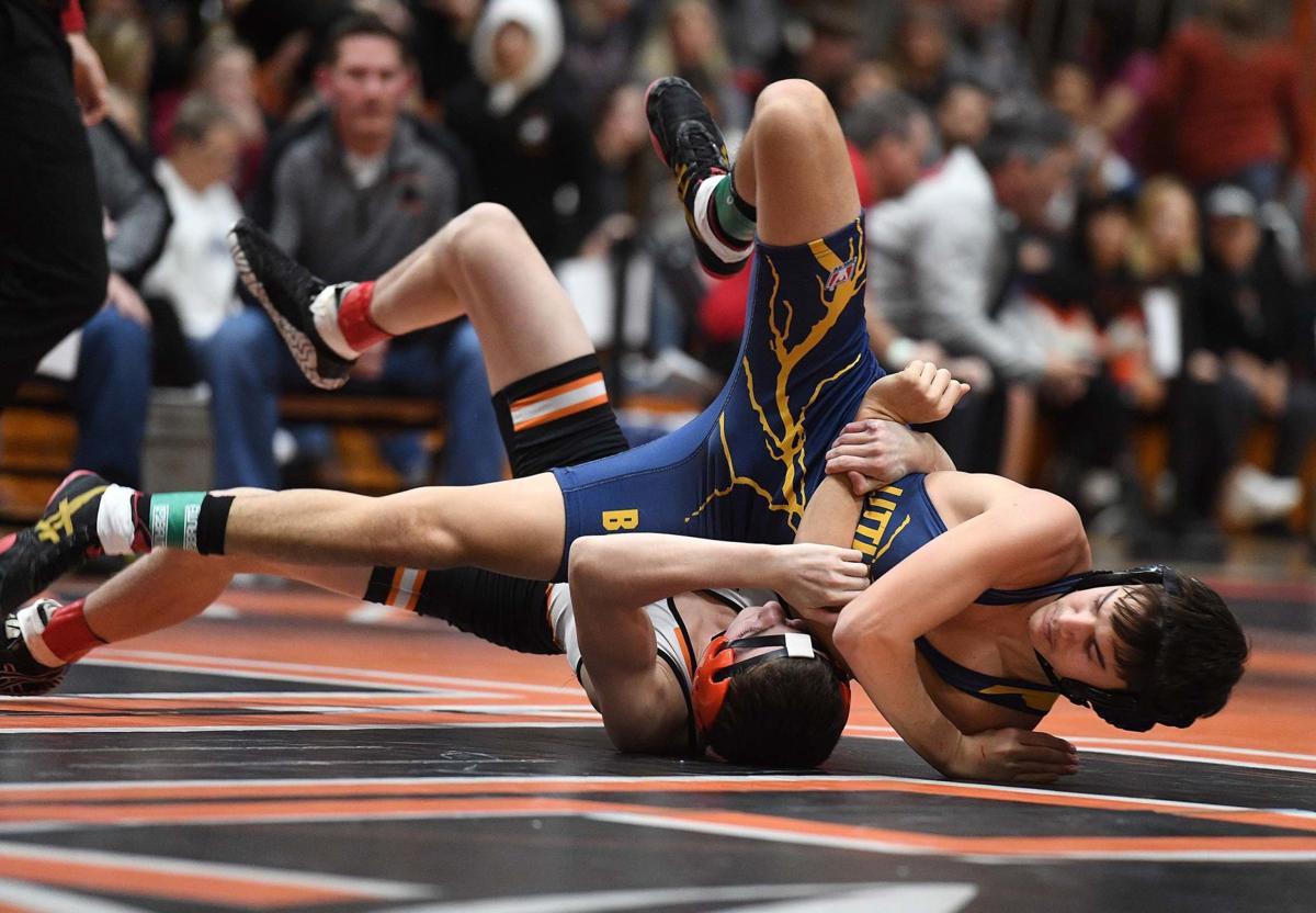District 3 Sectional Wrestling Boiling Springs lands 3 silvers; East